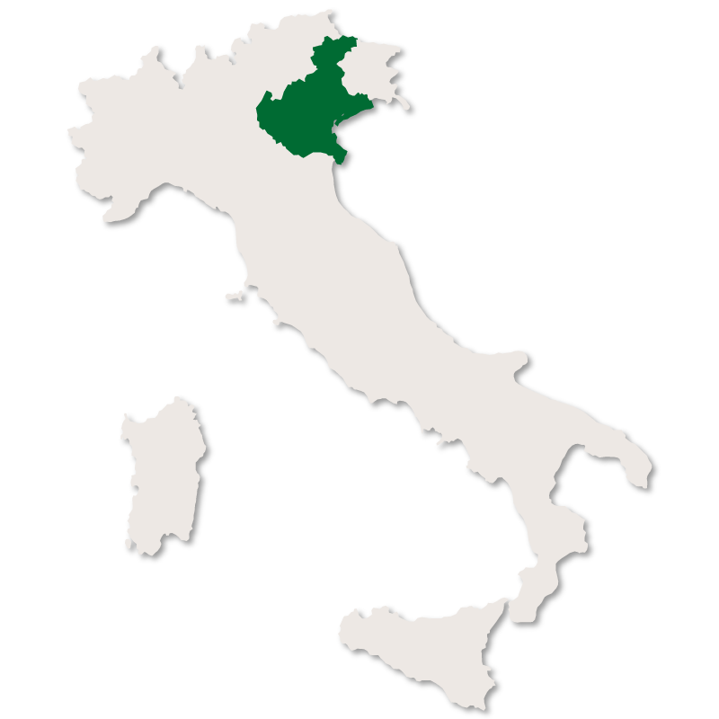 Location of Veneto