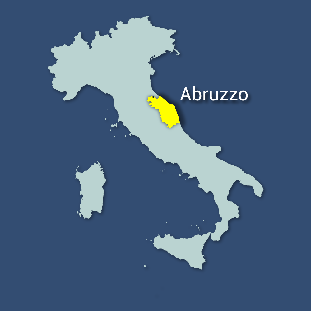 Map of Abruzzo