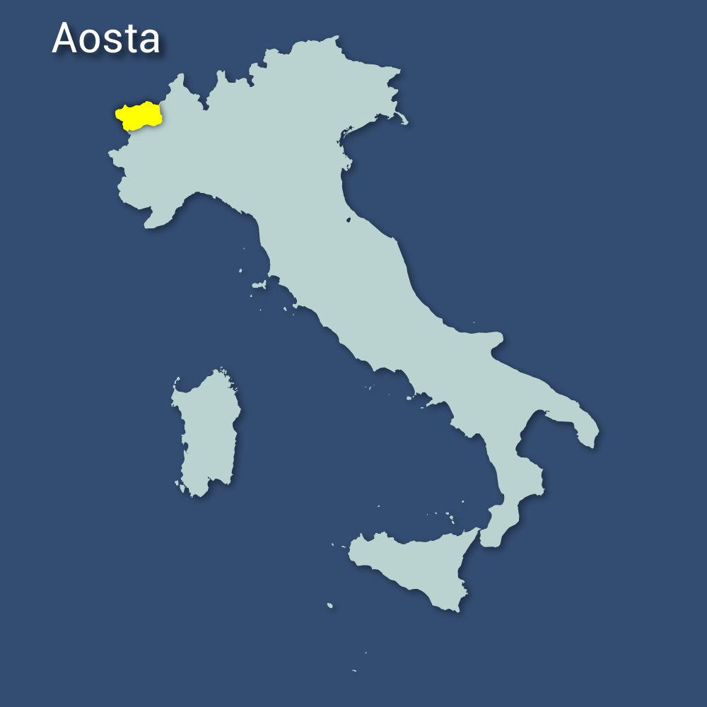Map of Aosta