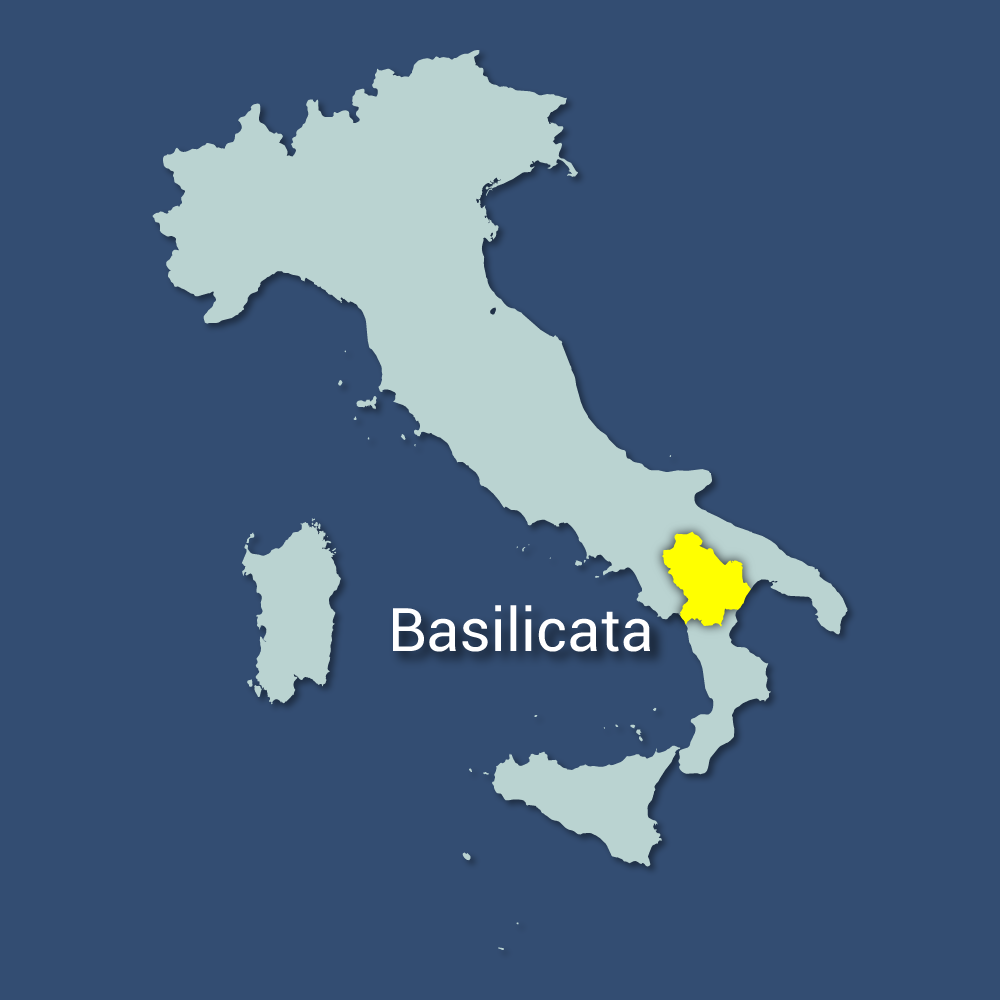 Map of Basilicata