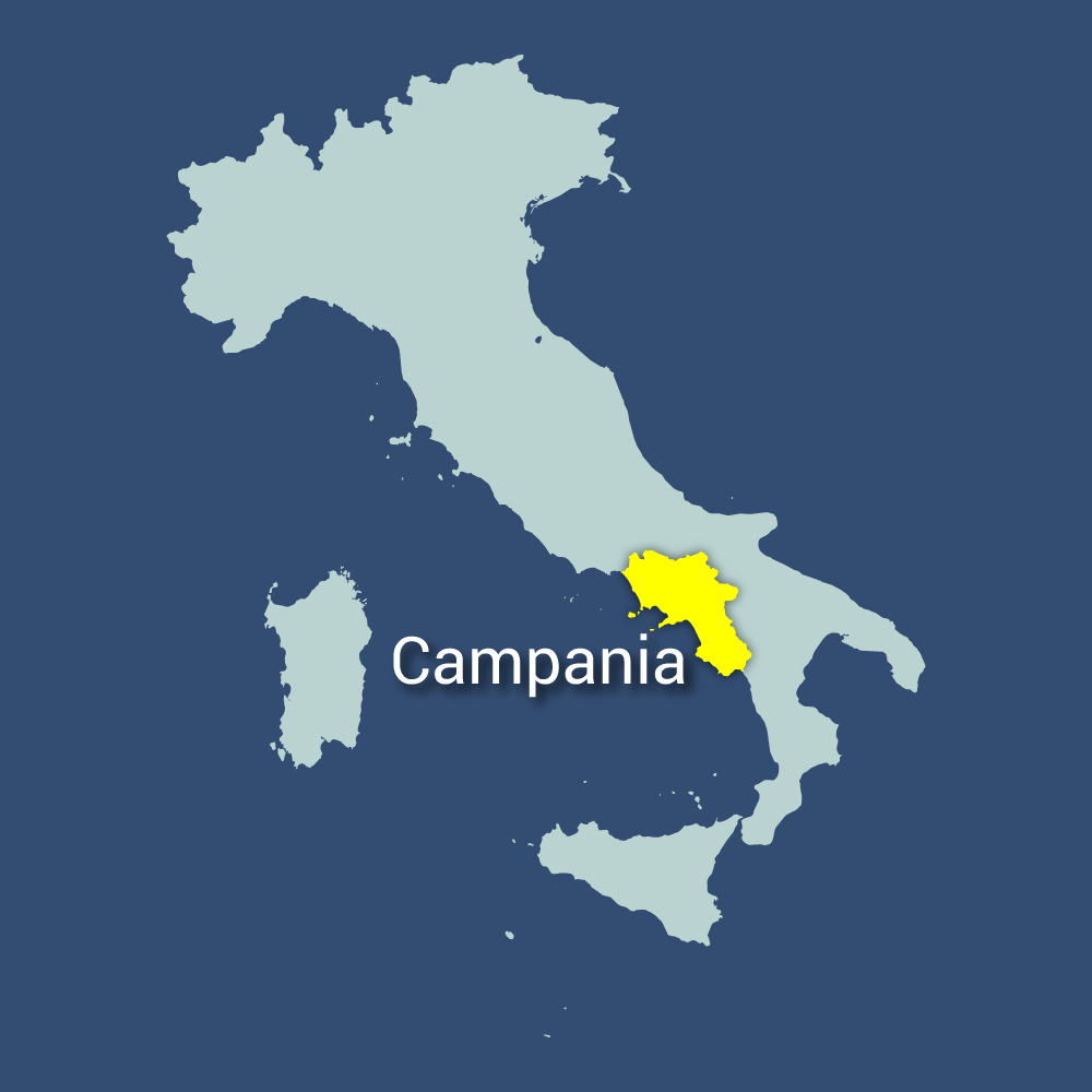 Map of Campania