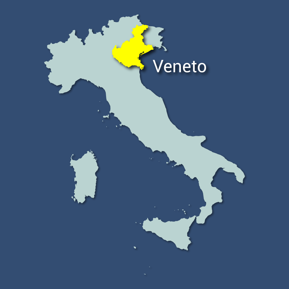 Map of Veneto